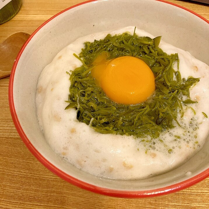フワネバ♪めかぶ納豆丼